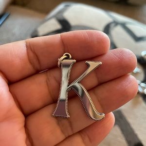 James Avery K Pendant